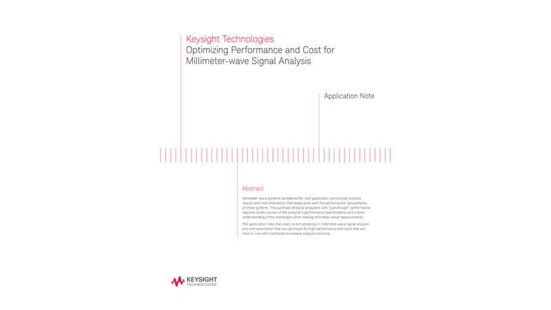 Millimeter-wave (mmwave) Signal Analysis Optimization